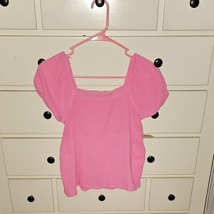 Hippie Rose Vibrant Pink Blouse